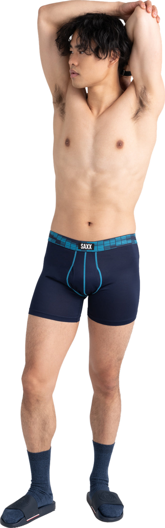 Sport Mesh Boxer Brief Fly Black