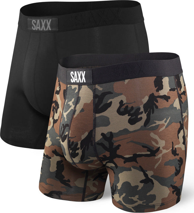 Saxx Ultra Boxer Brief Fly Men's Underwear, Multi Free Fall Plaid