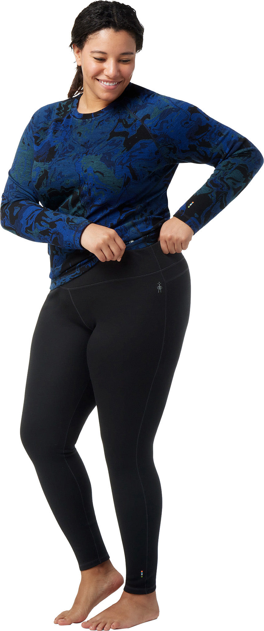 Smartwool Classic Thermal Merino Base Layer Women's Bottom - Black / L