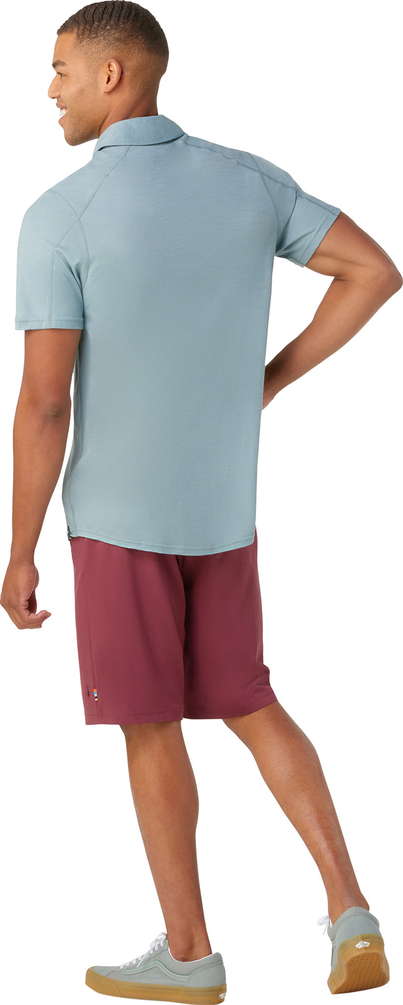 Smartwool Short Sleeve Button Down T-Shirt Men's Altitude Sports