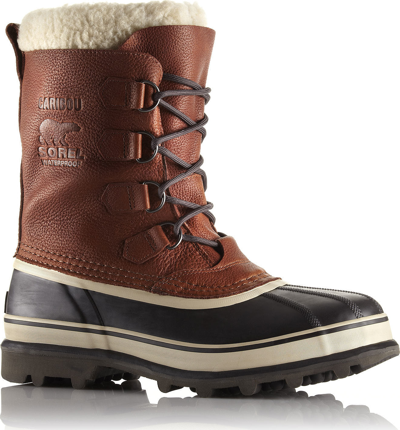 sorel men's caribou wool boot