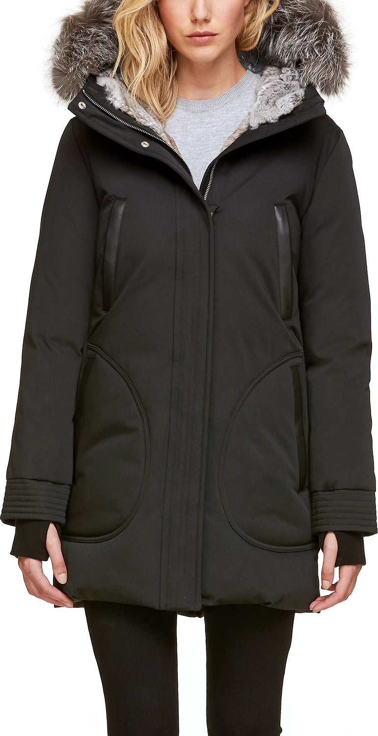 hooded down puffer jacket soia & kyo