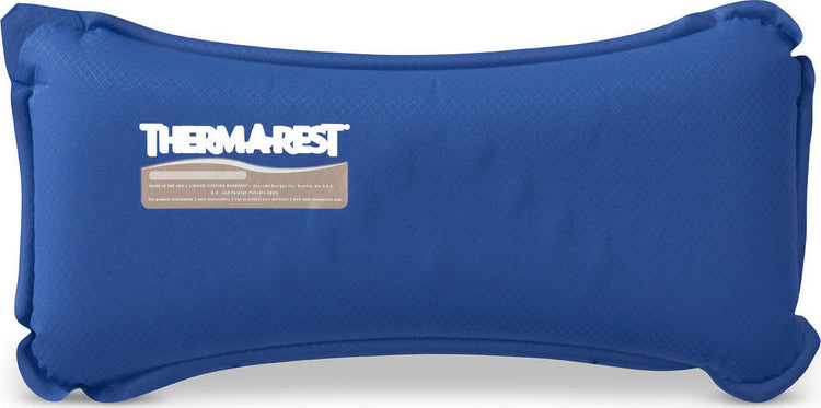 therm a rest lumbar travel pillow nautical blue