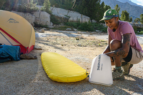 Matelas pour tente de camping avec oreiller - Matelas de sol camping -  Koksoak Outdoor co.