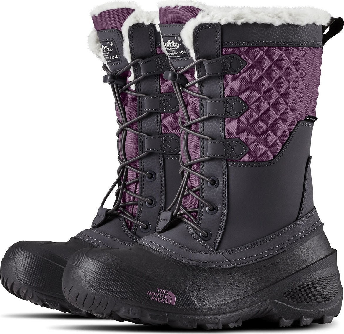 north face purple boots