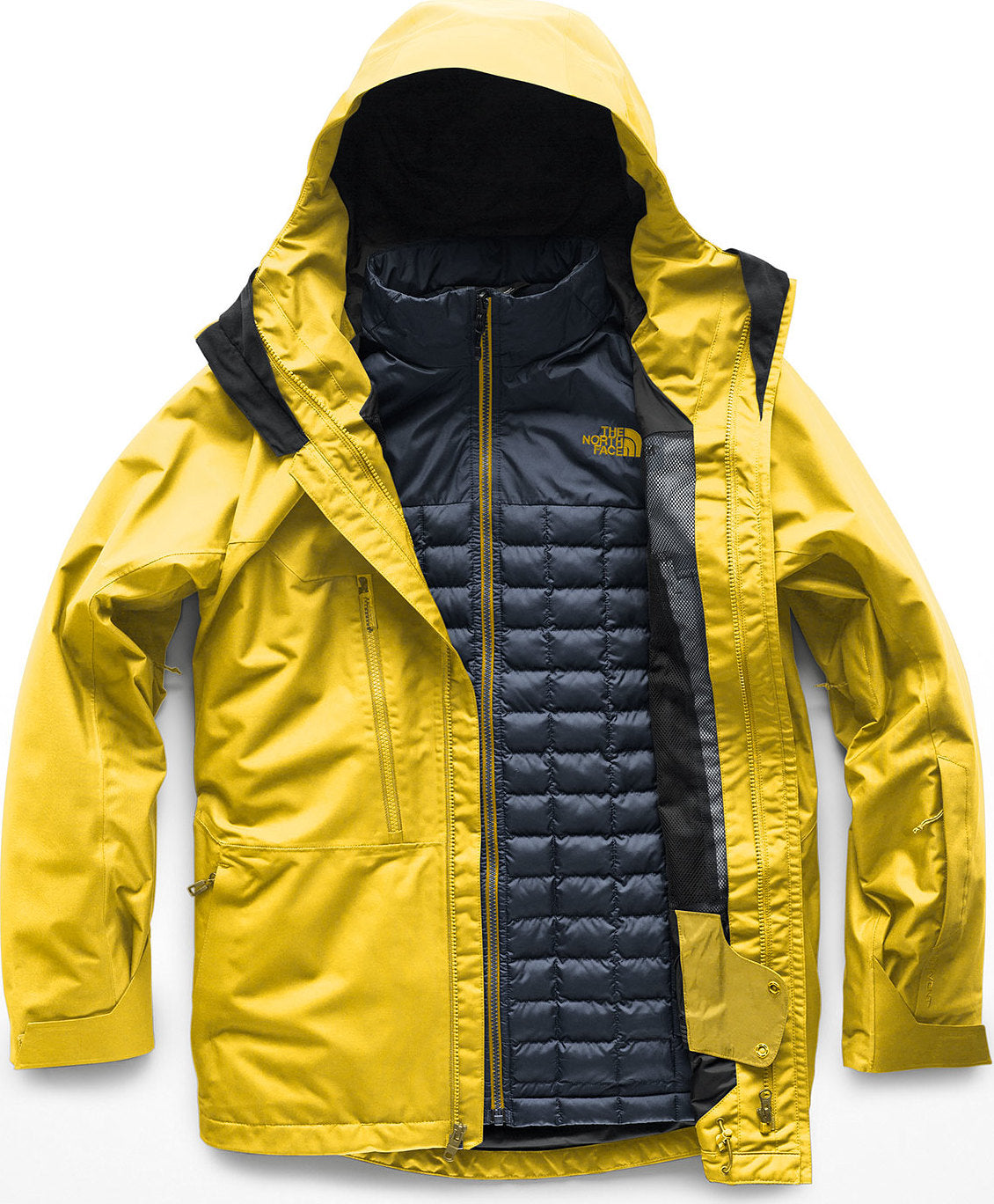 tnf thermoball snow triclimate