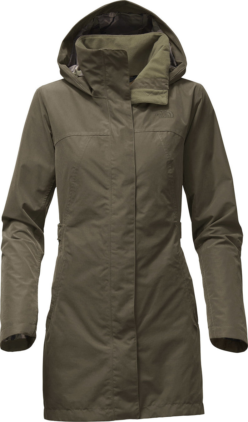 north face laney 11 trench coat