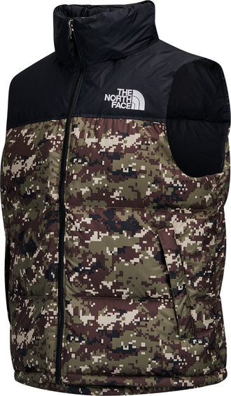 the north face camo vest