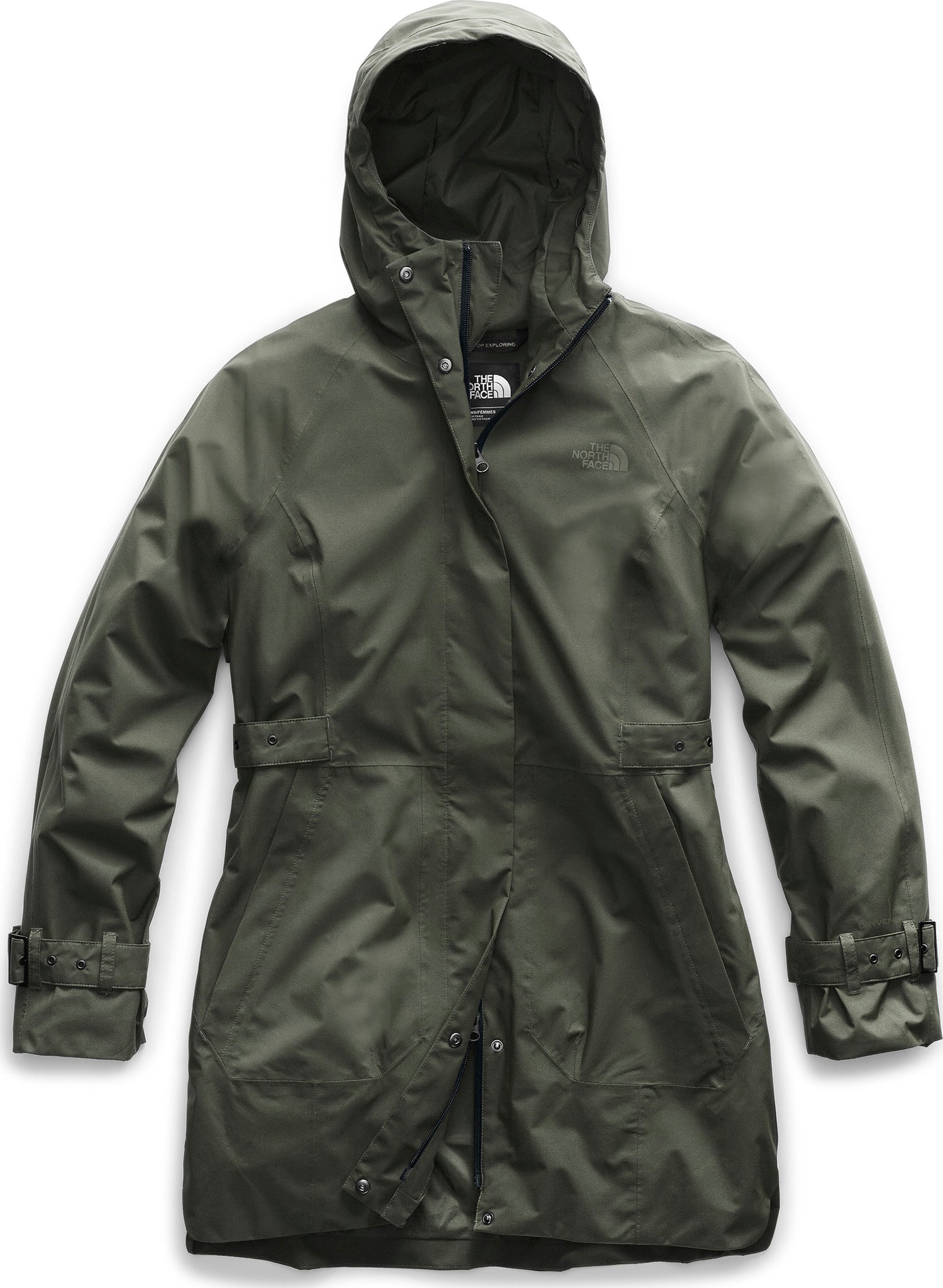 north face city breeze trench