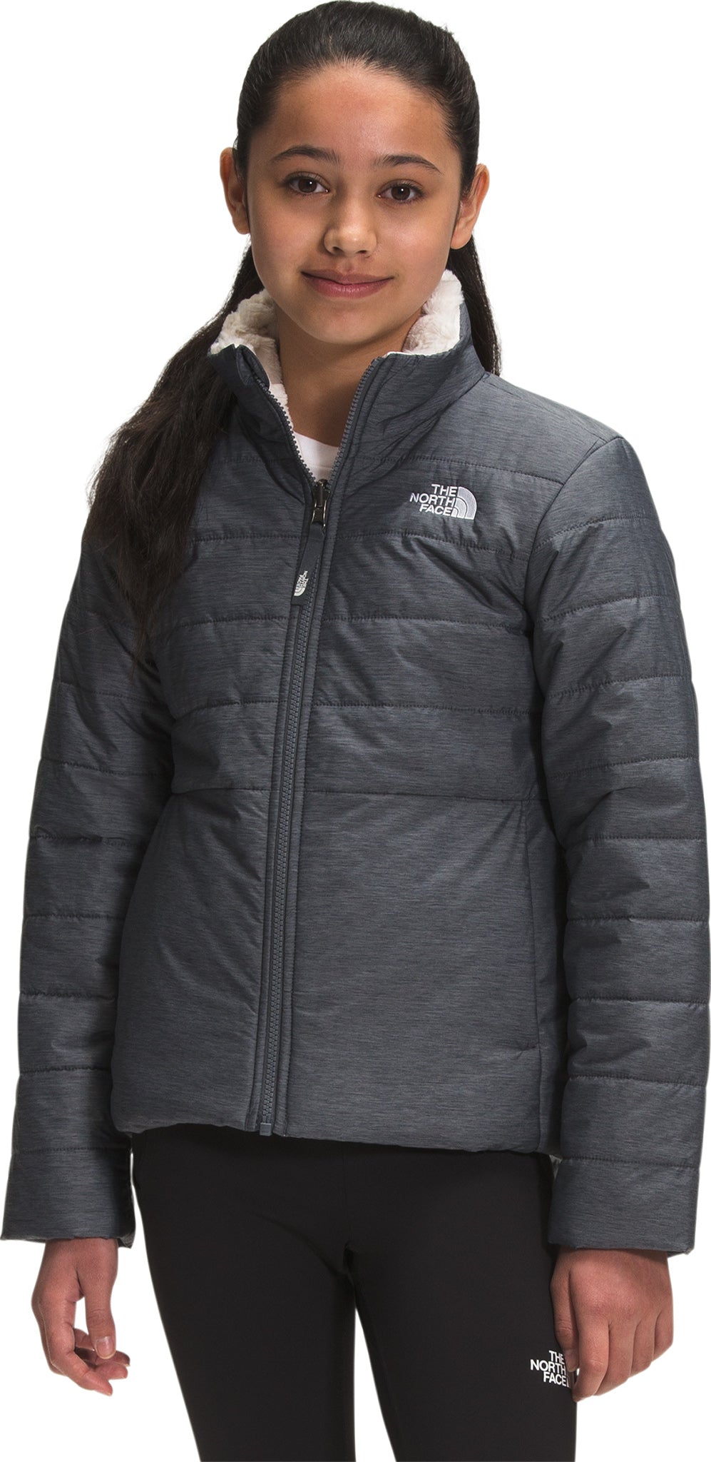 The North Face Reversible Mossbud Swirl Jacket - Girls | Altitude Sports