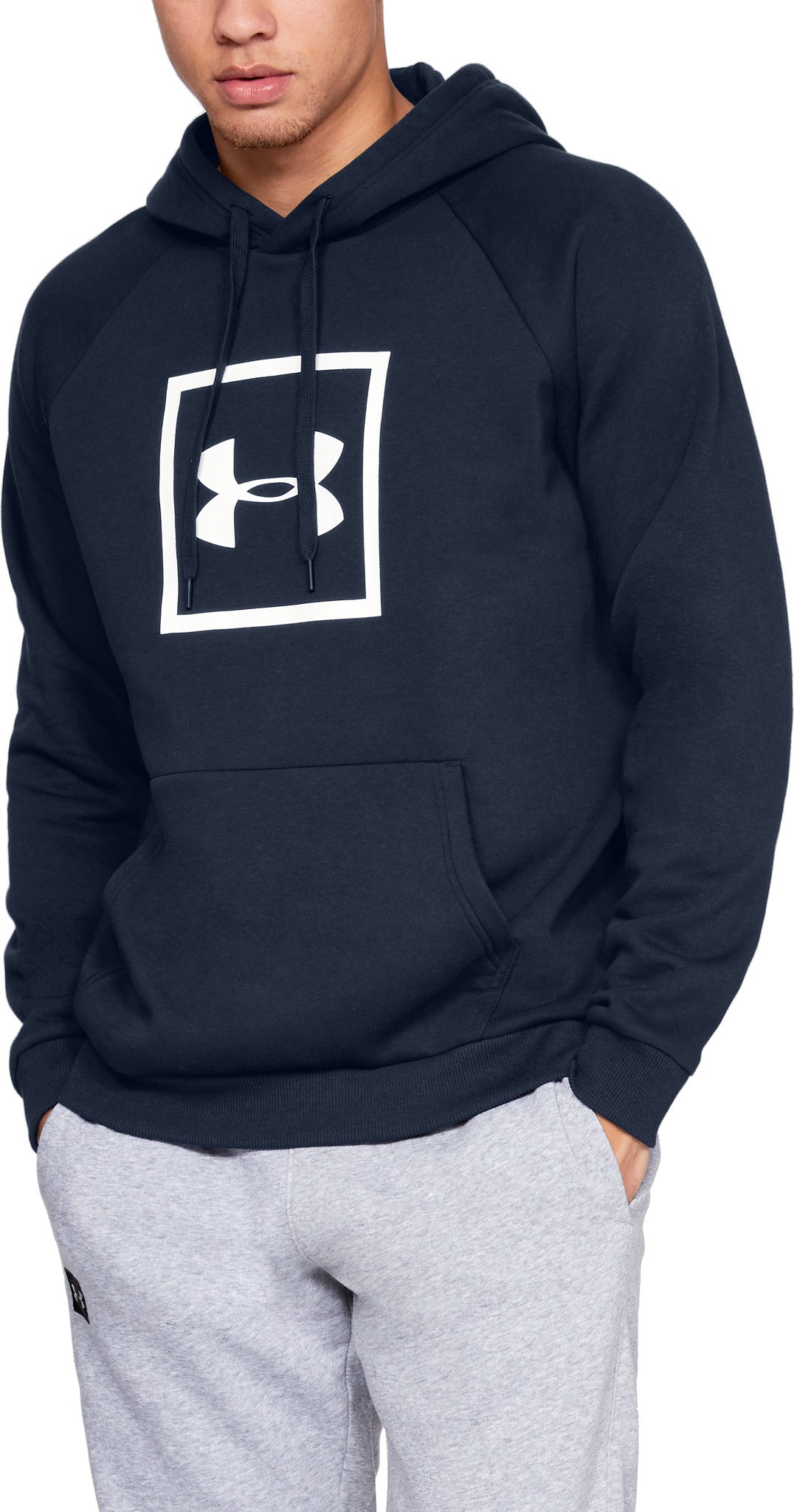 women's ua rival fleece graphic colorblock hoodie