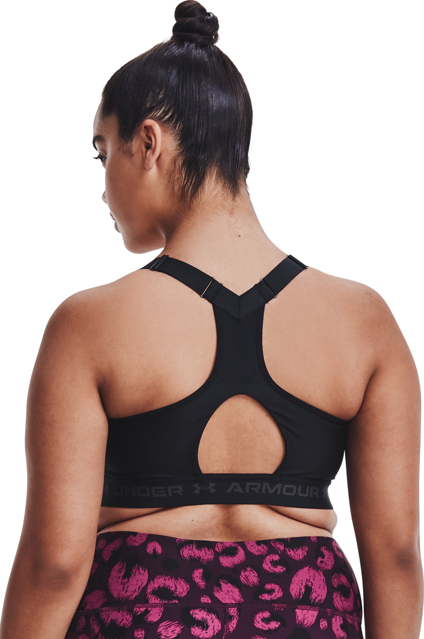 Under Armour Armour High Crossback Zip Sports Bra - Women's