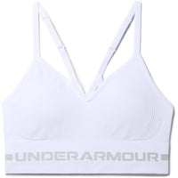 bra Under Armour Seamless Low Long - Glacier Blue/White - women´s 