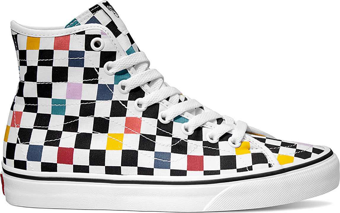 party checkered vans