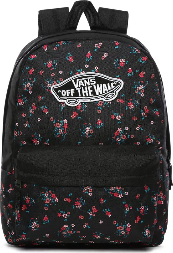 vans black backpack women's