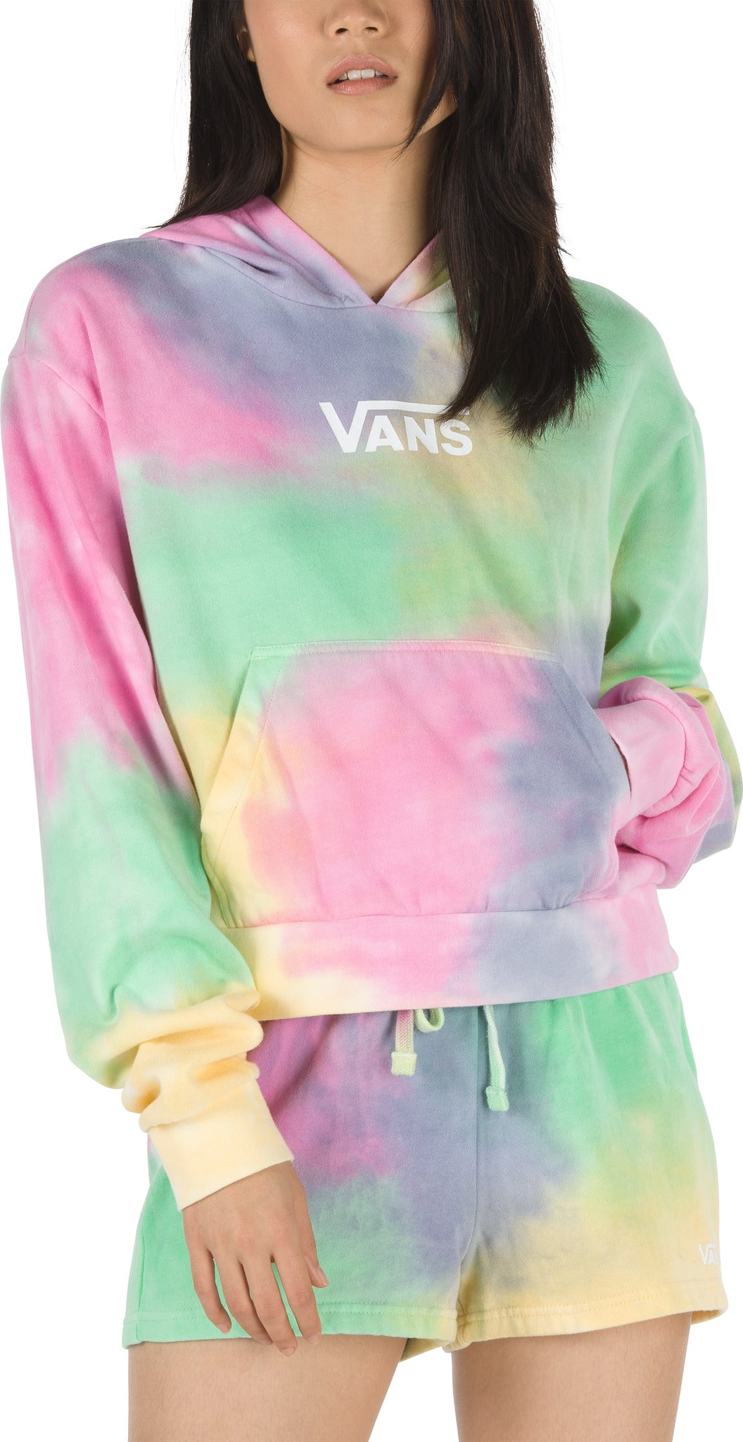 pink vans hoodie womens