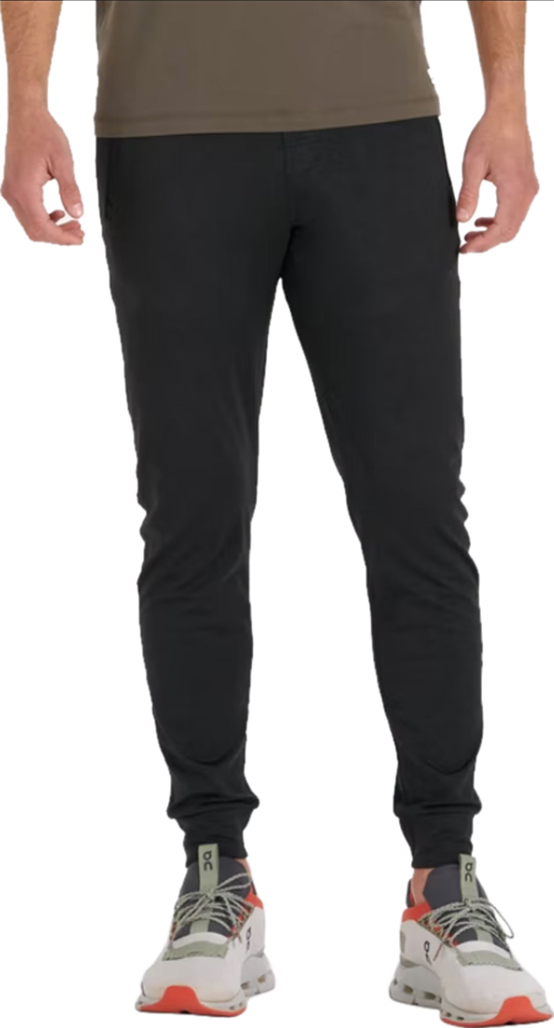 Performance Jogger - Long, Black Heather Joggers