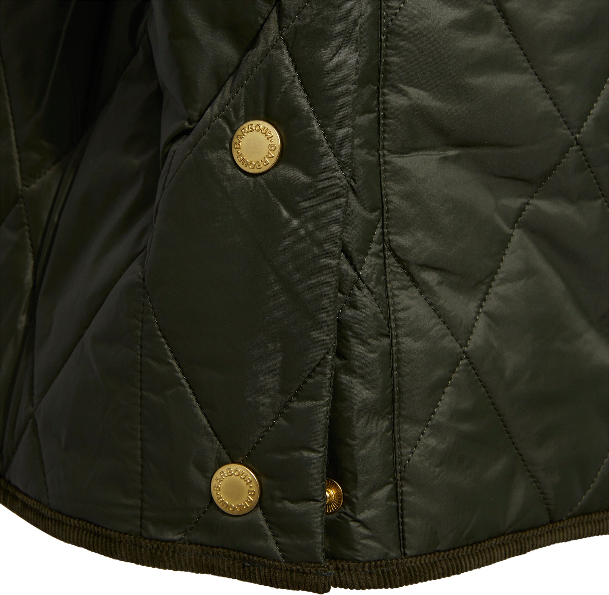 Quilted Jacket - Olive green - Ladies