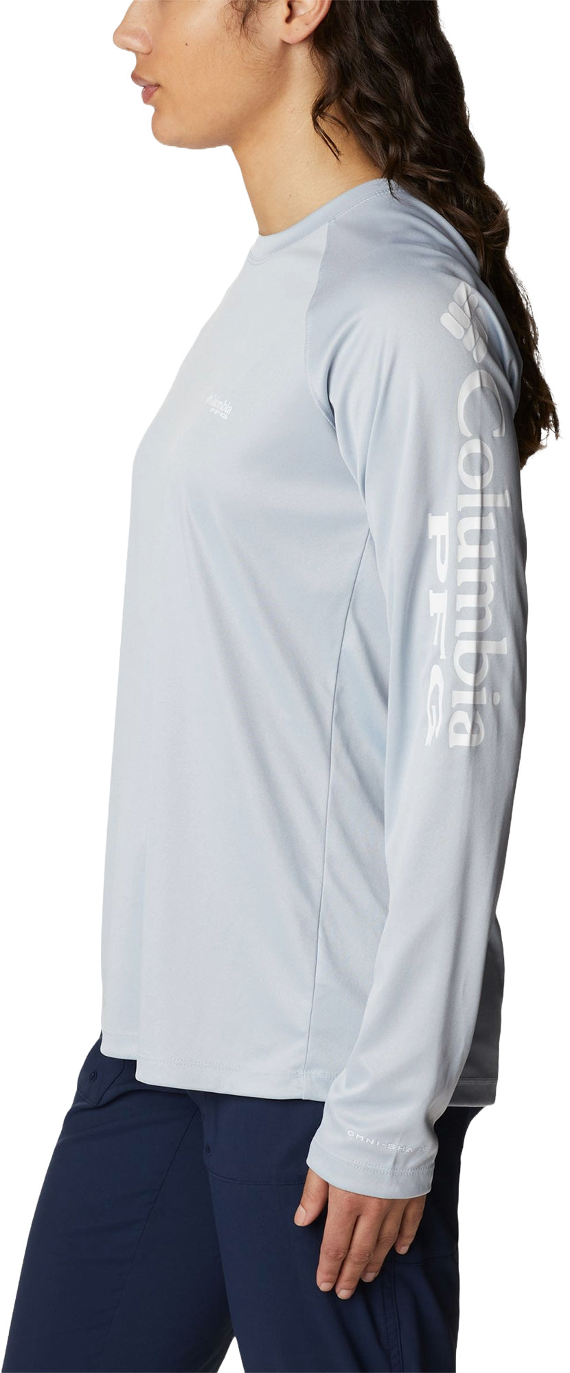 Columbia Women's PFG Tidal Tee Heather Long Sleeve Shirt - XL 