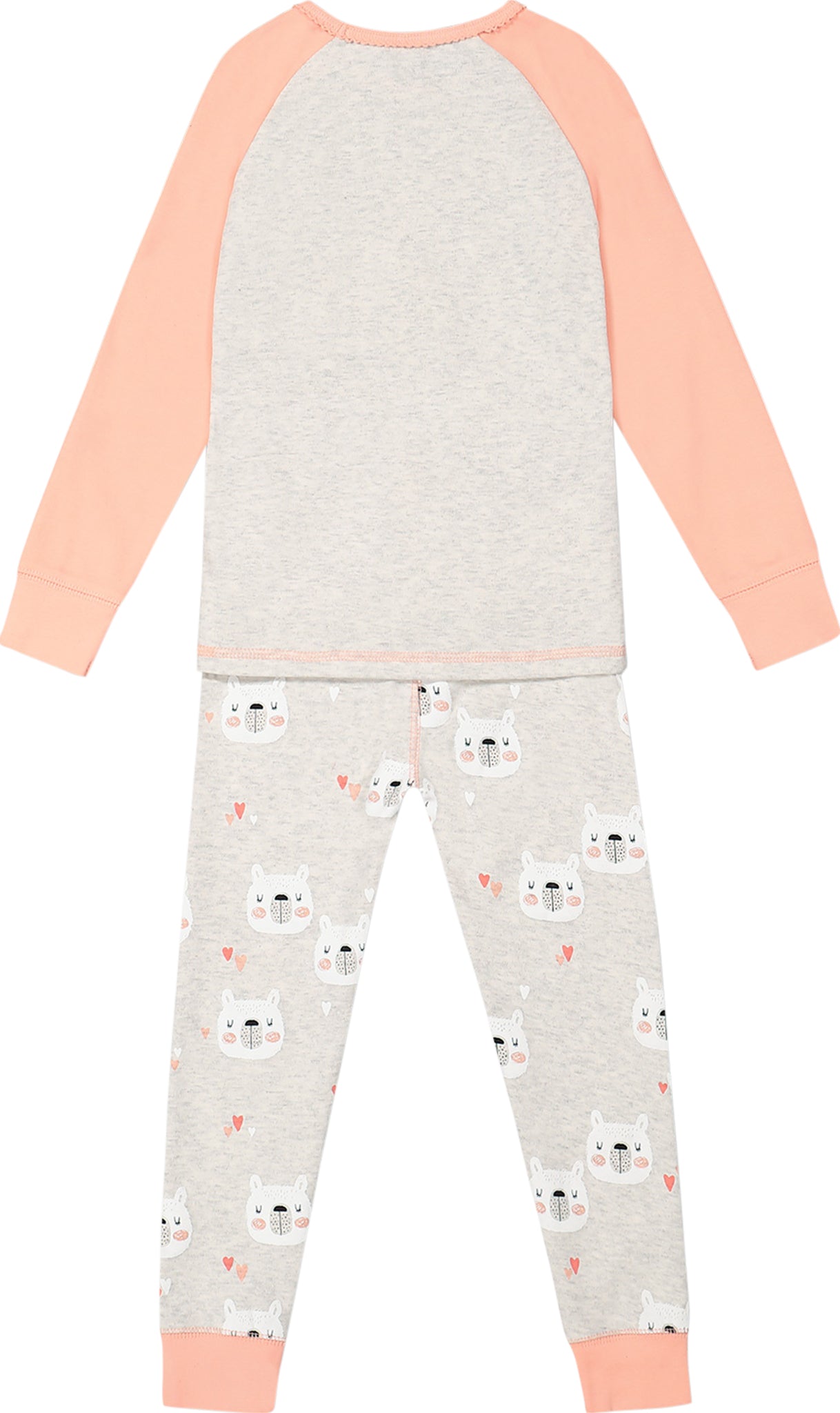 Ensemble pyjama manches longues à motifs ourson bébé garçon