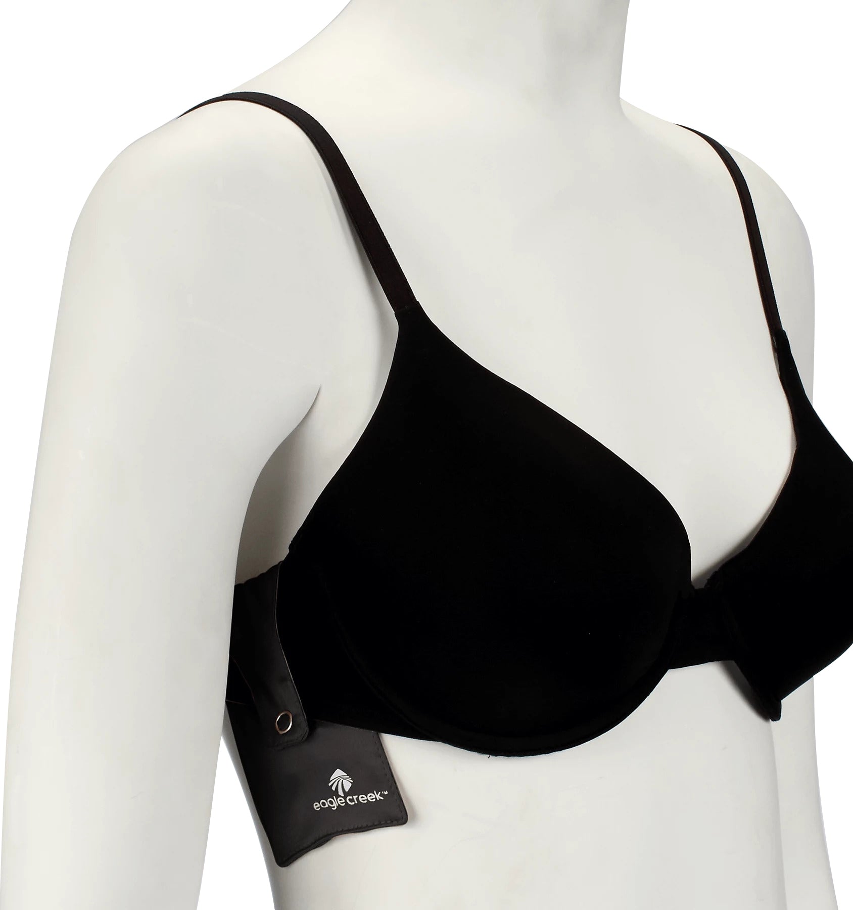 Eagle Creek Silk Undercover Bra Stash Black