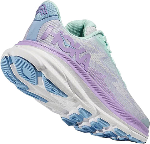 Kids' HOKA Clifton 9 Running Shoes 4 Bellwether Blue / Dazzling Blue
