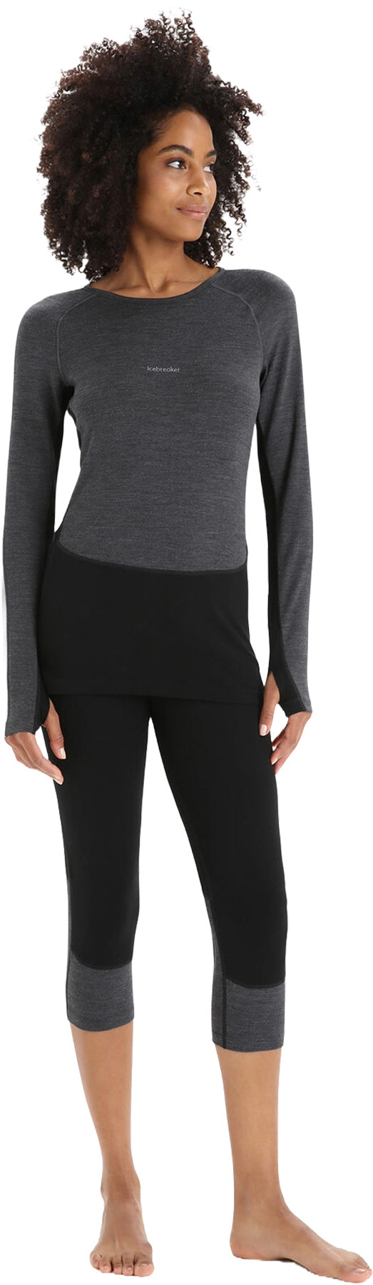 icebreaker 260 ZoneKnit Merino Long Sleeve Crewe Thermal Top