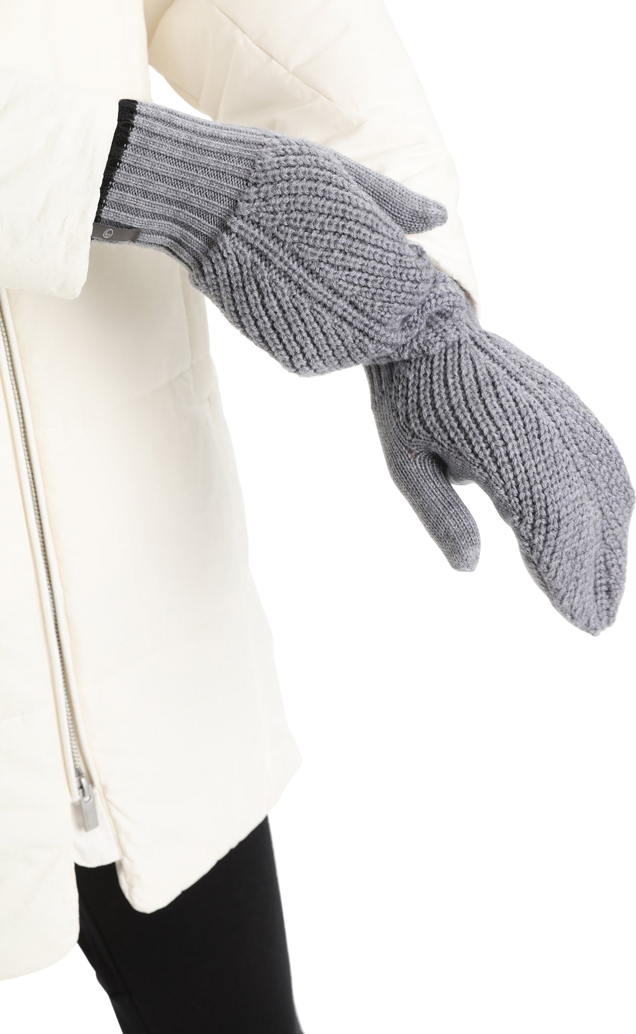 Icebreaker Merino Wool Waypoint Mittens in White for Men