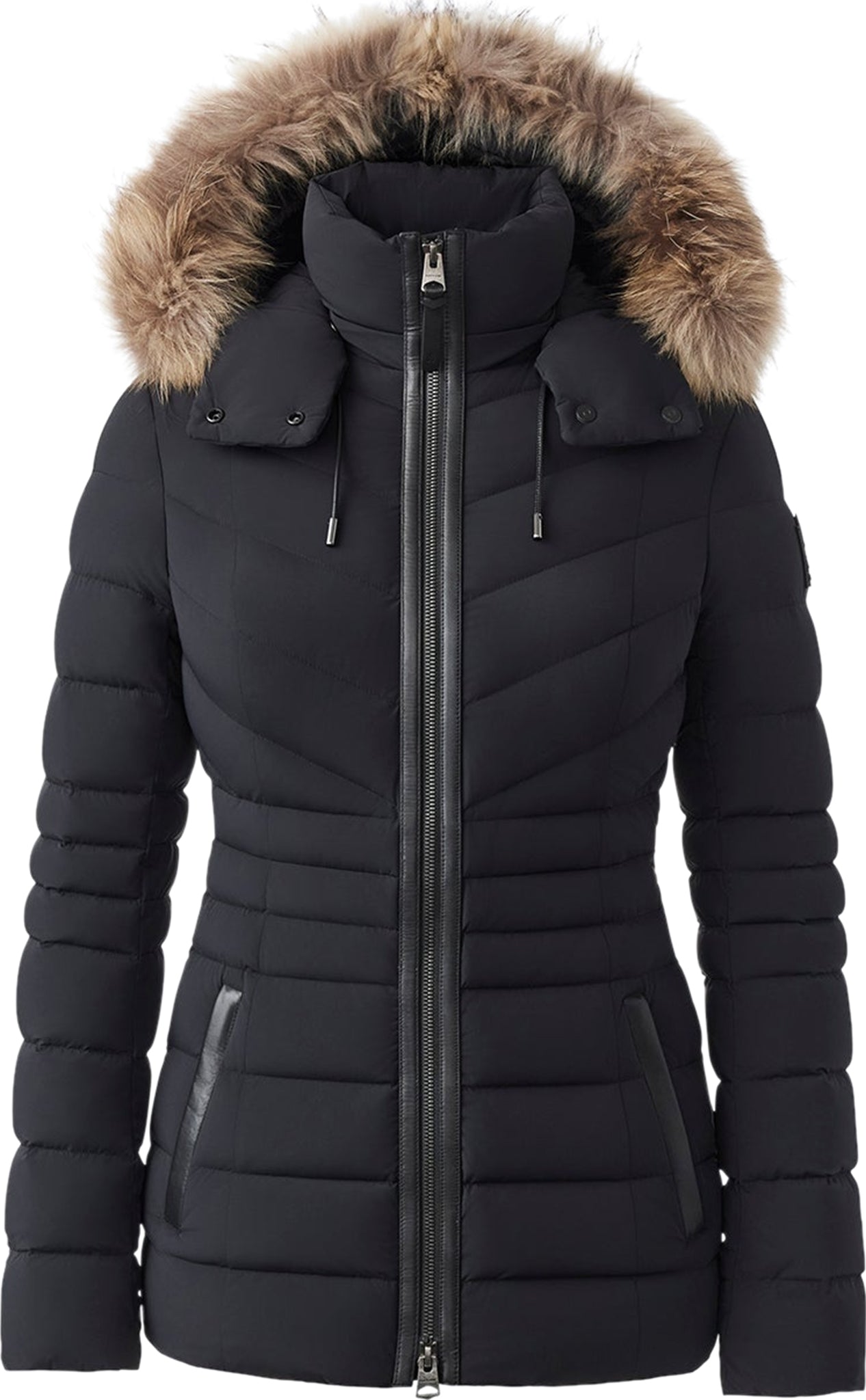 Mackage Patsy-F Agile 360 Down Jacket with Fox Fur Collar - Women's