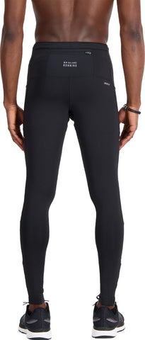 Men's Compression Baselayer Pants Running Tights Trousers with Phone Pocket