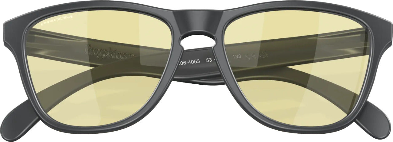 Oakley Frogskins Sunglasses - Matte Carbon - Prizm Gaming Lens