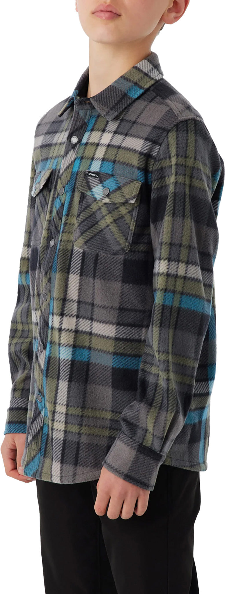 GLACIER PLAID SUPERFLEECE FLANNEL SHIRT