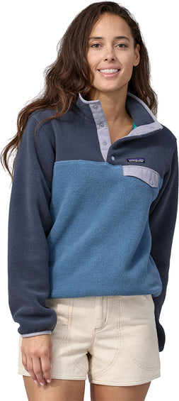 Women's Patagonia Synchilla Snap-T Re-Tool Mint Green Fleece Pullover  Jacket M 