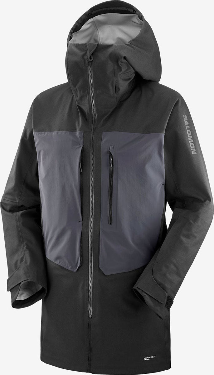 Nautica Men's Hooded Parka Jacket, Water and Wind Resistant, Deep Black at   Men's Clothing store