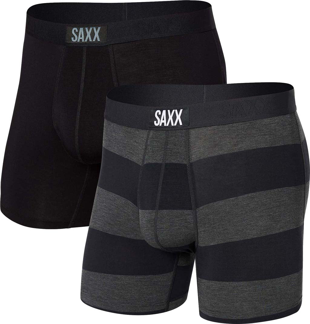 Saxx Boxer Pack de 3 Vibe Black Grey Blue
