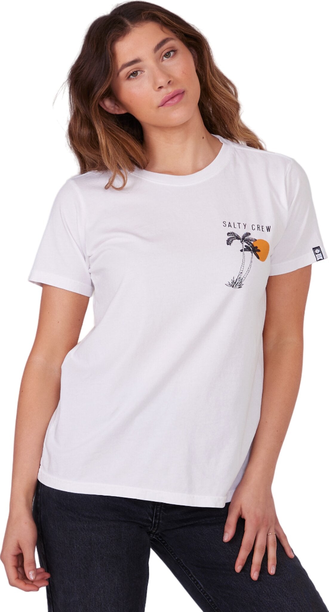 Salty Crew Off Road Premium S/S Tee - White, White / XL