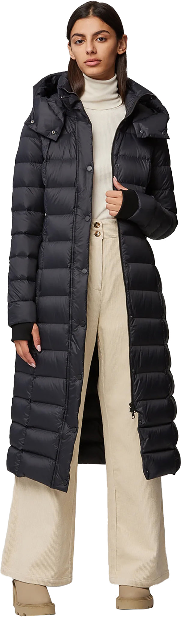 SOIA & KYO Manteau aux mollets en duvet durable avec capuchon Talyse-E -  Femme