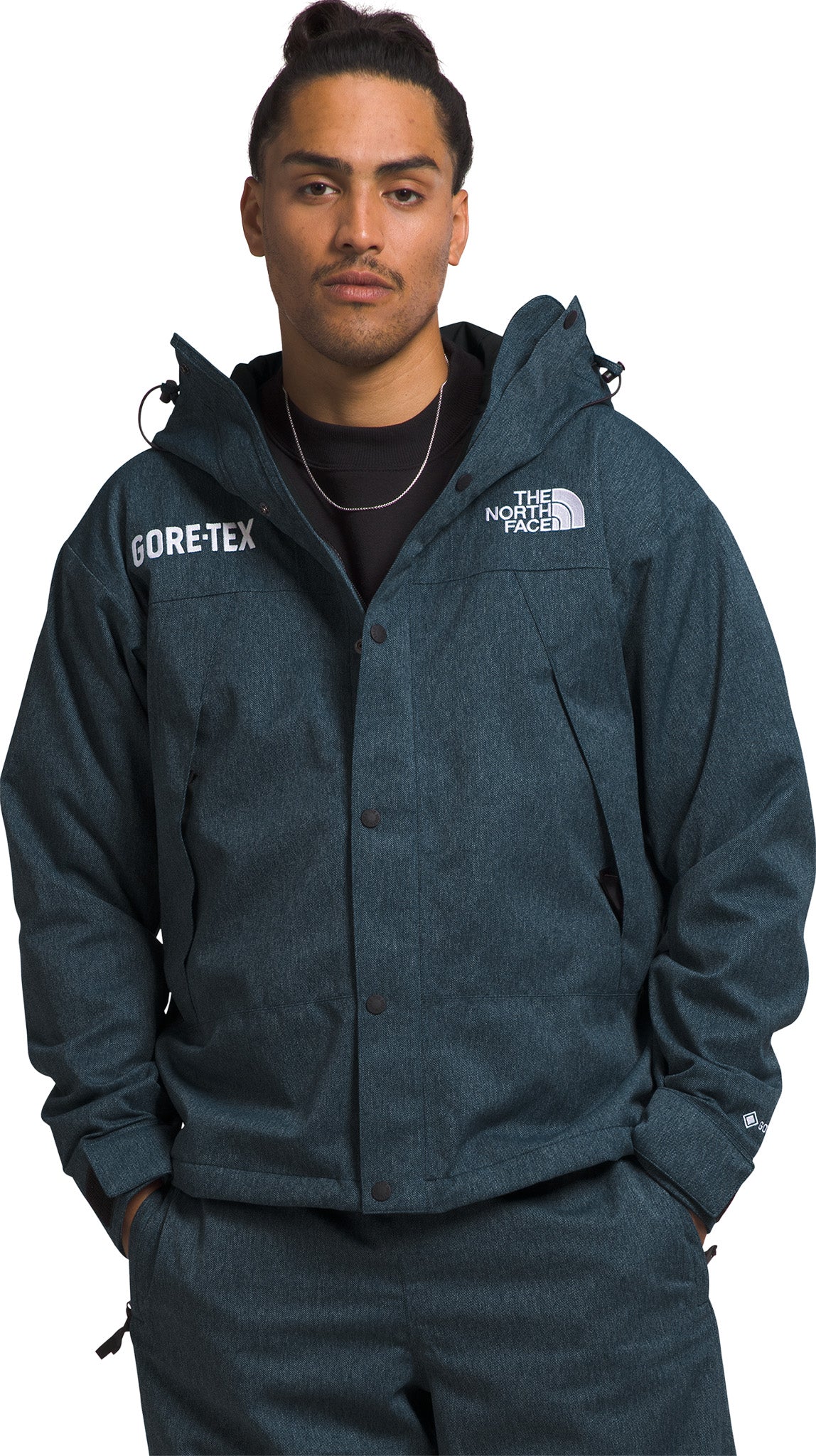 The North Face GTX Mountain Jacket Denim Blue / TNF Black