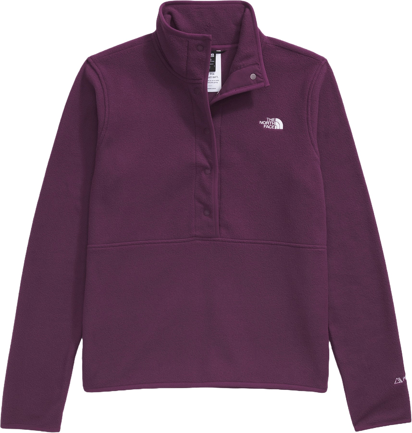 The North Face Women's Brown Fleece TKA 100 1/4 Zip Pullover Size Small
