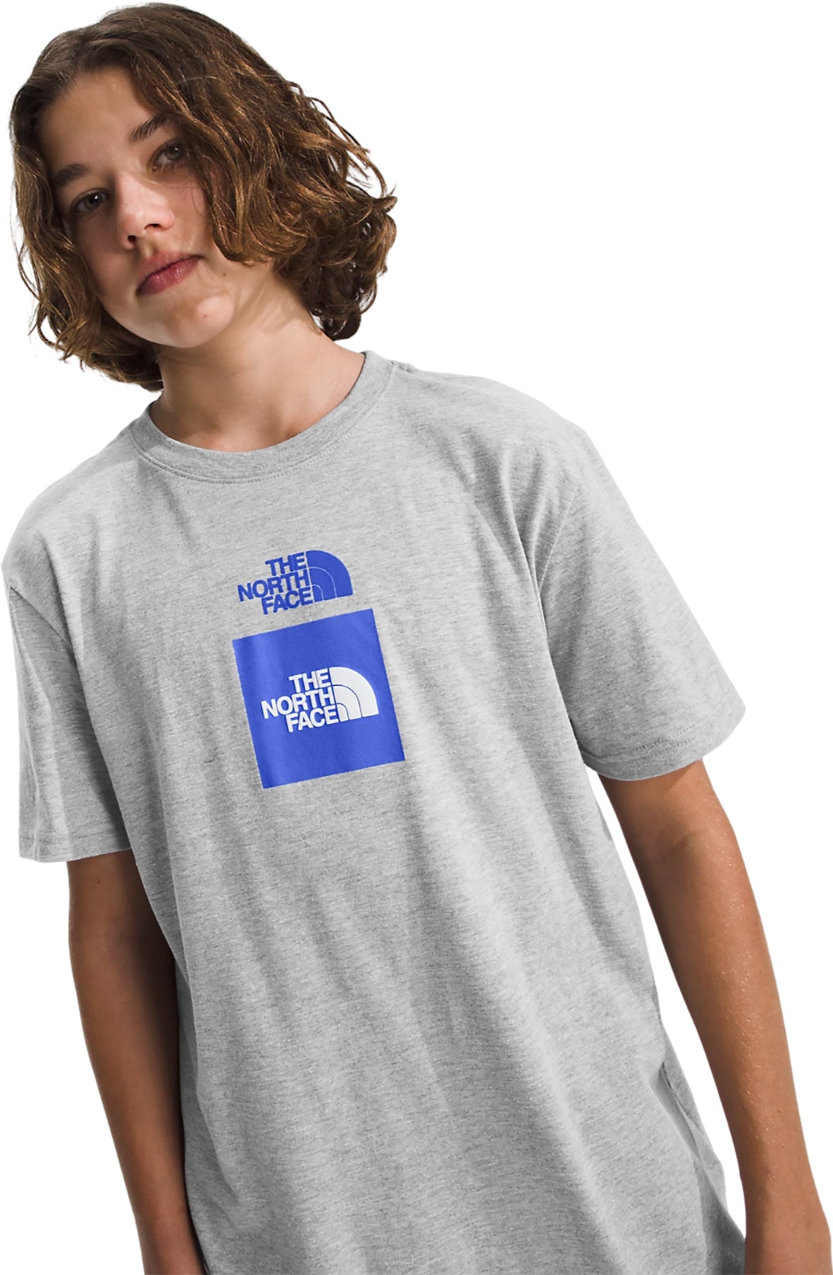  THE NORTH FACE Boys' Short Sleeve Graphic Tee, Geyser