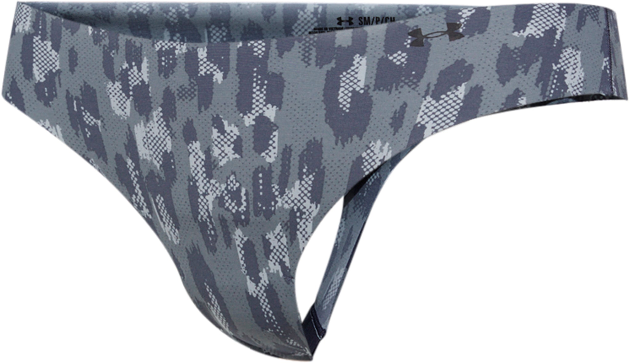 Under Armour Women's UA Pure Stretch Print Thongs 3-Pack Underwear Size XL  