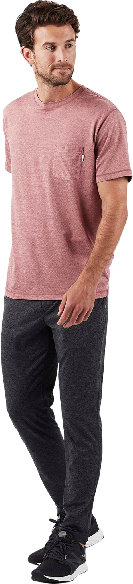 Vuori Ponto Performance Jogger Pants, Charcoal Heather, Medium