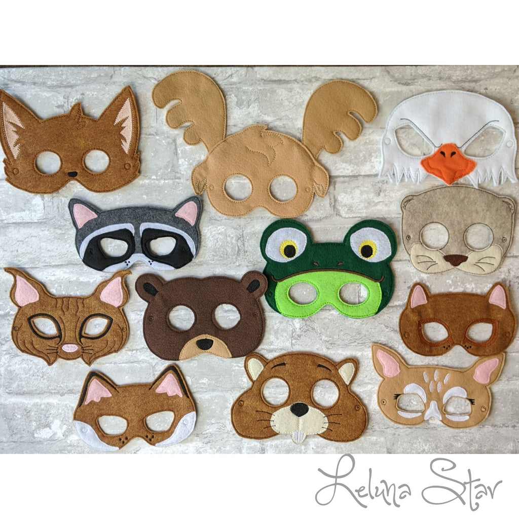 Woodland Animal Masks – Mornings Together