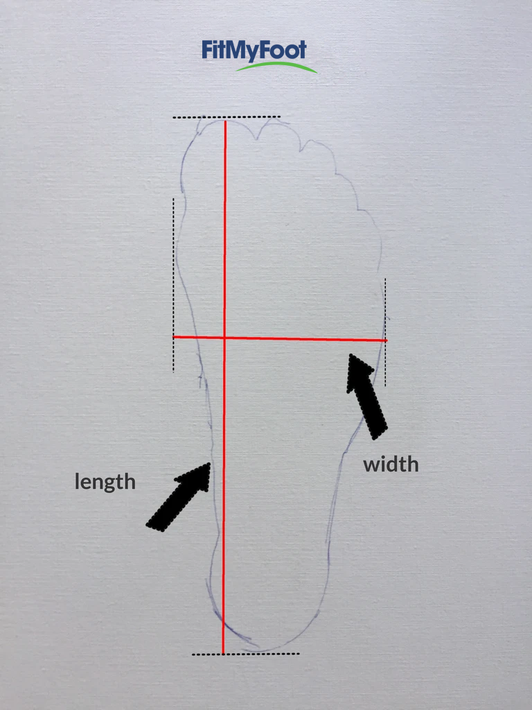 Size Chart - Shop by your Shoe Size and Width