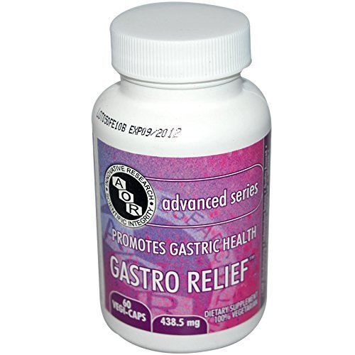 Advanced Orthomolecular Research AOR, Advanced Series, Gastro Relief, 438.5 mg, 60 Veggie Caps by AOR