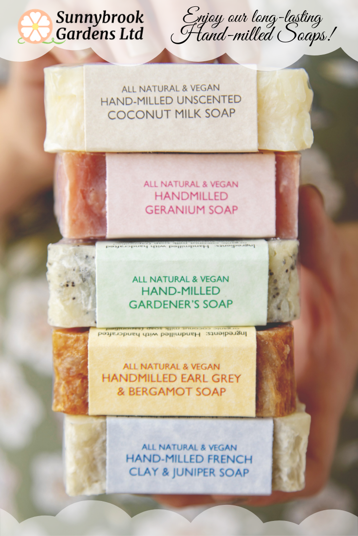 Relax and enjoy our long-lasting Hand-milled Soaps!