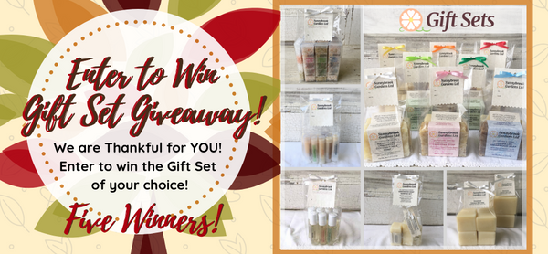 Enter to win the Gift Set of your choice in our HOLIDAY GIFT SET GIVEAWAY!