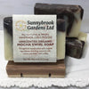Enjoy our cold process unscented organic Mocha Swirl Soap