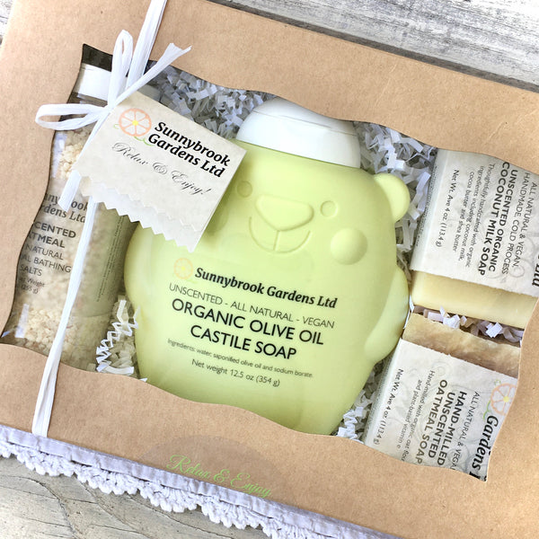 Welcome Baby Unscented Soap Gift Set | Sunnybrook Gardens Ltd