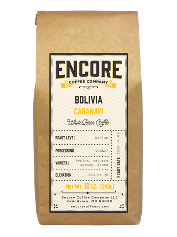 Bag of Bolivian Coffee